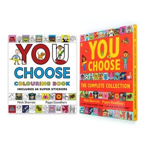 You Choose Collection 페이퍼백 5종 세트 (Sticke Book 1종 포함), Puffin Books