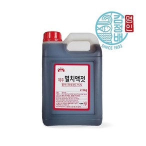 김정배명인젓갈 제주 멸치액젓 2.5kg, 1개