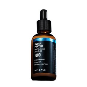 마스크2매 증정 웰라쥬 하이퍼 펩타이드 보툴리들 앰플 50ml 속탄력 모공 150만샷, 1개