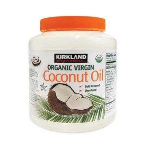 커클랜드 유기농 코코넛 오일 대용량 2.48L KIRKLAND SIGNATURE ORGANIC COCONUT OIL 84 FL. OZ, 2.48L x  1병, 1개, 2.38L