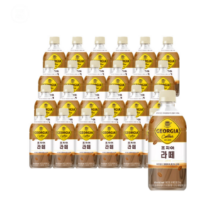 조지아 크래프트 라떼, 470ml, 24개