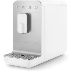 스메그 Smeg BCC01RDMEU 전자동 커피머신 매트 화이트, 매트 화이트 완전 자동 커피 머신 클래식