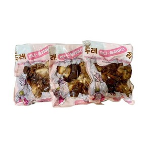 두레 식품 미니 족발 (뼈포함) 실온 보관, 500g, 3개