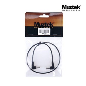 (지엠뮤직_케이블) Muztek MDC-50 DC Cable 50cm 양방향 동일 극성 이펙터전원케이블 뮤즈텍