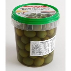 그라나타 카스텔베트라노 씨 있는 그린올리브절임 900g(냉장), 900g, 1개