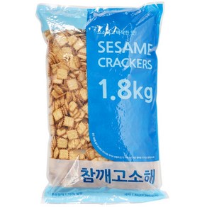 참깨고소해 Box형 3.6kg 대용량과자 업소용 사무실간식 크래커 비스킷 신흥제과 벌크