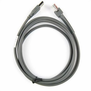 바코드 스캐너 얼룩말 기호 USB 케이블 LS2208AP LS1203 DS6707 to RJ48 RJ50 CBA-U01-S07ZAR 2M 3M 5M, [01] 2mt 6.5ft, 1개