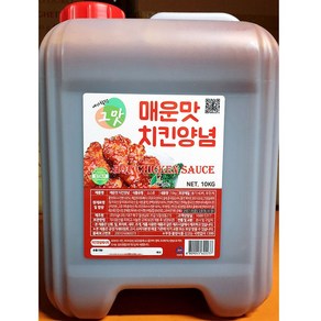 이슬나라 치킨 양념 소스 이슬 매운맛 10k업소용 식자재 식당용 단체 급식용 식재료 대용량, 1개, 10kg