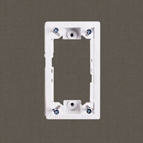 국내산 석고보드 매입 서포트 콘센트.스위치 1개용 보조대 배선기구, 1개