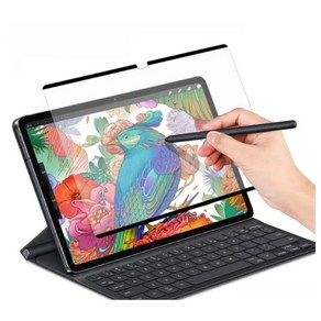 갤럭시탭S10 FE 11인치 탈부착 종이질감 액정 보호 필름 SM-X520N X526N 아이친구, 1개