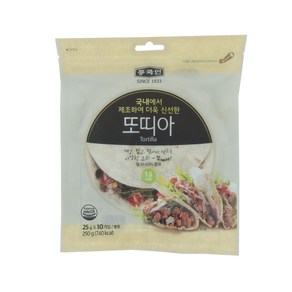 풍국면 또띠아 15cm, 25g, 10개