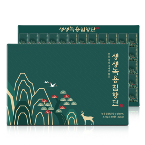 동의삼 생생녹용침향단 60환 쇼핑백 포함, 60회분, 225g, 1개