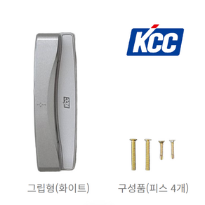 윈프로 KCC 자동손잡이 그립형, 1개, 그레이(좌/우 공용)