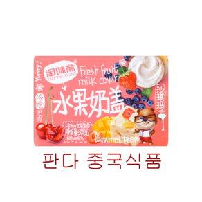 <킹콩푸드>후르츠 밀크 사치마 과일 강정 중국식품 380g 3개