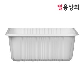 [ILYONG] 실링용기 JH 23199 2500ml 100개 백색, 1개