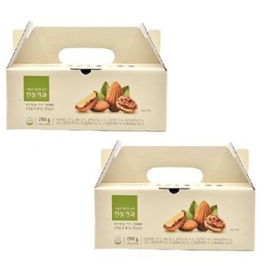 [_]올가홀푸드 [2박스]신선하고 고소한 저온로스팅 한봉견과 (20gx14EA), 20g, 2개