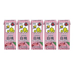 기꼬망 팩 두유음료 복숭아, 5개, 200ml