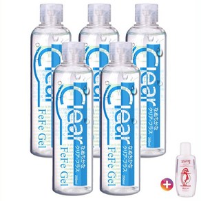 [펜시라벨] Clea FeFe Gel 클리어페페 원터치 오리지널 마사지젤 250ml 대용량 + 꼬마젤 20ml 구성품 포함, 5세트