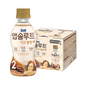 앱솔루트 명작 액상 2FL 2단계 (니플미포함), 240ml, 6개