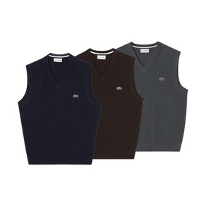 매장정품 라코스테 LACOSTE 남성 3컬러 택1 V넥 베스트 남자 니트 조끼 AH376E-54N_3_BON 1609133