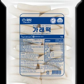 가래떡 동성식품 1Kg(16~17입/10cm 소비기한8일), 1개, 1kg