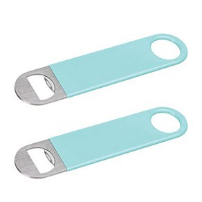 목마른 코뿔소 고무 코팅 스마 병따개(2개 세트)(청록색) Thisty Rhino Rubbe Coated Suma Bottle Opene (Set of 2) (Teal), Teal, 1