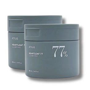 [국내당일발송] 아누아 어성초 77 모공쫀쫀 패드 리뉴얼 205ml 70매 2개, 70매입