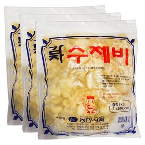 [팔도맛쟁이] 쫀득한 농민식품 감자 수제비, 3개, 1kg