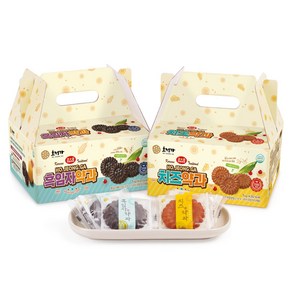 호정가 치즈약과세트(1KG) + 흑임자약과(1KG) / 전통과자 기획묶음상품, 1세트, 1kg