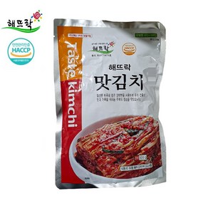 [해뜨락]국산 맛김치 500g, 1개