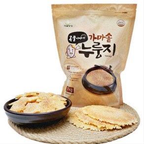 가마솥 누룽지 1kg[1+1기획] 곡물명가 인증 국내산쌀 100% 간편한 숭늉 즉석식품, 1kg, 2개