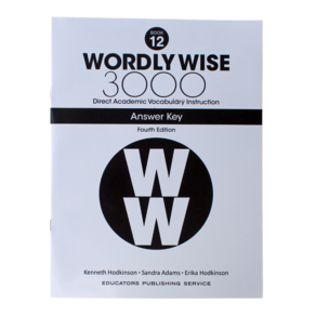 Wodly Wise 3000: Book 12 Answe Key (4/E), Educatos Pub Sevice