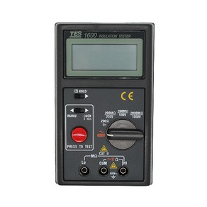 TES 테스 디지털 절연저항계 DIGITAL INSULATION TESTER / TES-1600 1600