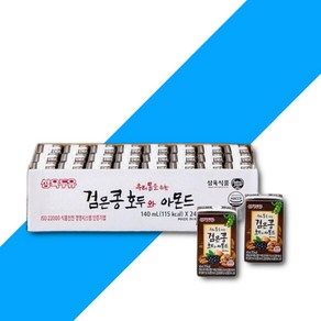 삼육 두유 검은콩 호두 아몬드 190ml 24팩, 24개