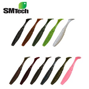 에스엠텍 카키웜 SM 새드테일 100 4인치 웜/소프트베이트/배스/우럭/광어/KAKKI/SM TECH, 015, 1개