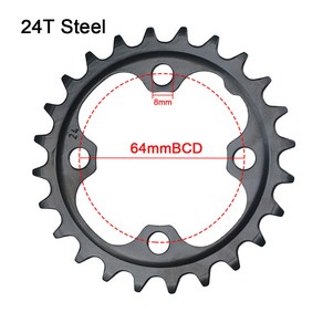 크랭크 체인링 자전거 64BCD MTB Crankset 10 11 속도 22T 24T 26T 64 BCD 수리 체인 링 교체 호환 부품 시마노 deore 스램 442320