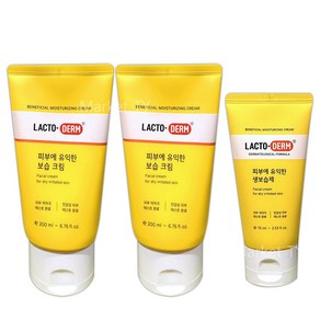 종근당 락토덤 생보습제 크림 200ml X 2 + 75ml, 3개