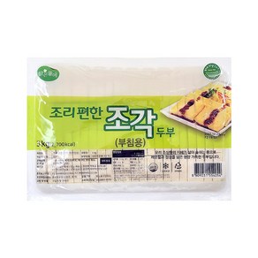 맑은물에 조각 부침두부 3kg, 5개