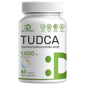 TUDCA 타우루르소데옥시콜산 1000mg 60캡슐, 60정, 1개