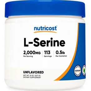 뉴트리코스트 L-세린 2000mg, 1개, 227g, 227g