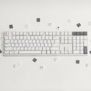 타닥 애플 레트로 한무무 기계식 키보드 XDA PBT 염료승화 127키 키캡