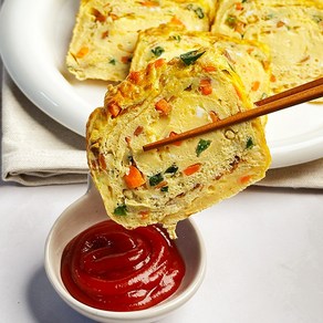 [당일조리] 30년 전통 엄마손맛 가정식수제반찬 야채 계란말이, 1개, 400g