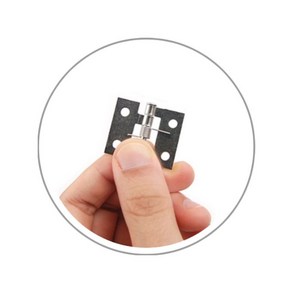 작은 경첩 미니 스프링 경첩 소가구경첩, 1개