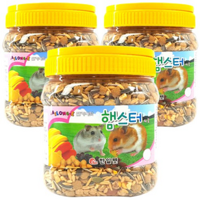 한일펫 프리미엄 햄스터사료, 800g, 3개