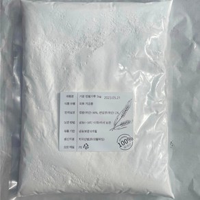 대통령표창 습식 멥쌀가루 국내산 공방용, 1kg, 1개, 천일염 멥쌀가루