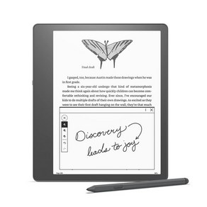 [New] Kindle Scibe 킨들 스크라이브 (64GB) 10.2 인치 디스플레이 Kindle 사상 최초의 필기 입력 기능 탑재 프리미엄 펜 첨부, Black, 64GB, Wi-Fi