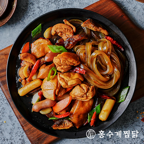 홍수계 매콤 당면듬뿍 순살 찜닭 냉동 밀키트 850g 2인분 집들이 캠핑 홈파티 혼술안주, 1개