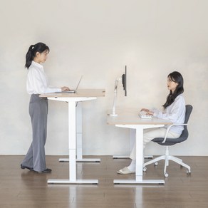 핏쳐 E1 PLUS 커스터마이징 전동식 모션데스크, 블랙, 1400mm, E1 플러스 블랙