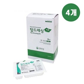 메디탑 멸균 드레싱키트 E형 일회용포셉세트, 4개