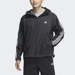 아디다스 ADIDAS 퍼포먼스 맨 에센셜+ 루즈 핏 3S 메쉬 라인드 윈드브레이커 재킷 남성바람막이 남자바람막이 환절기바람막이 봄가을바람막이 삼선바람막이 JF3912/JF3955